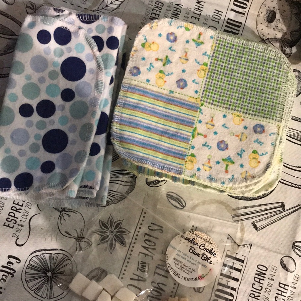Cloth diaper wipes
